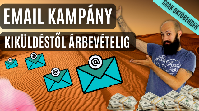 Email kampány kiküldéstől árbevételig